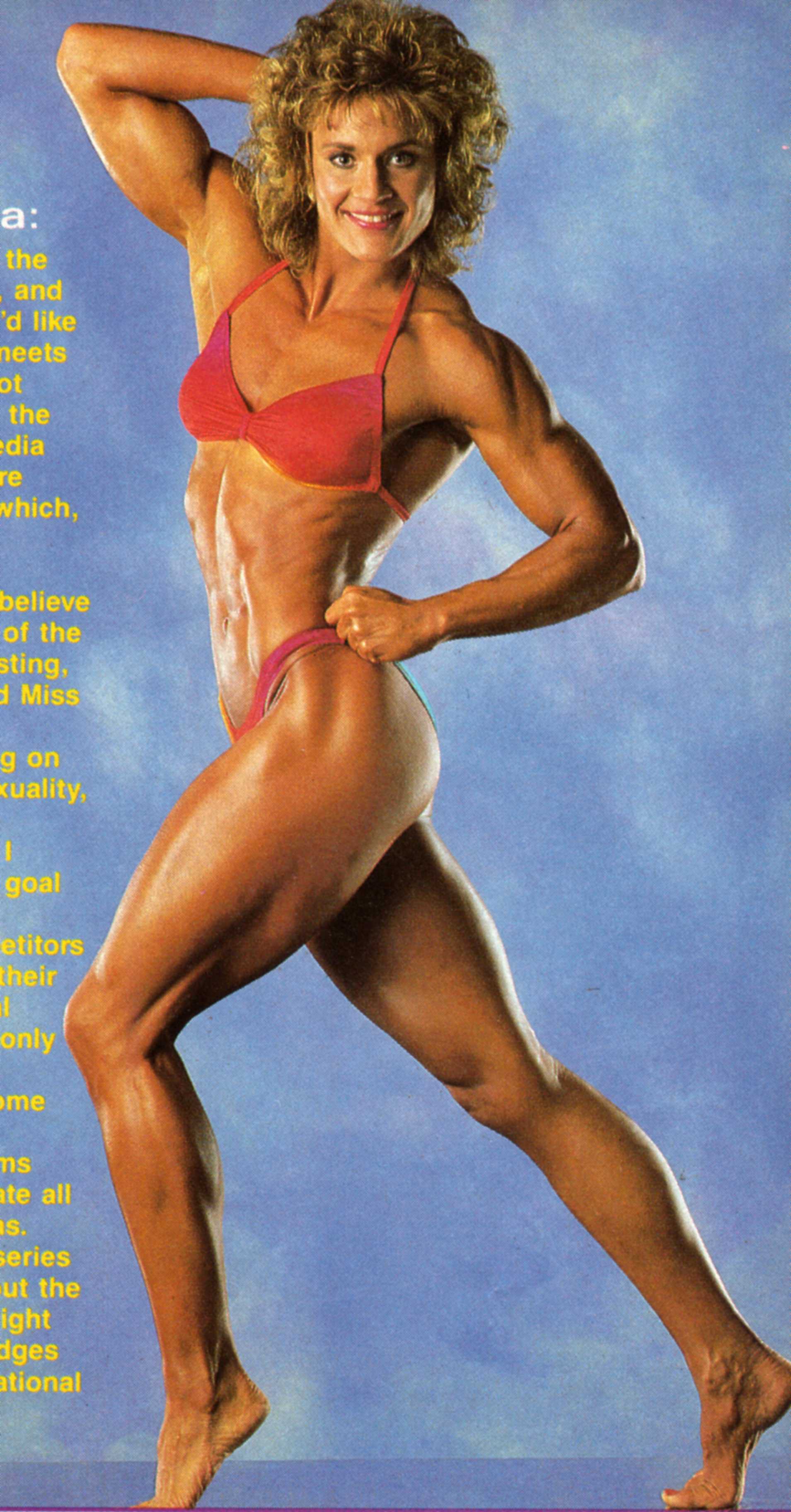 Cory Everson in a bikini