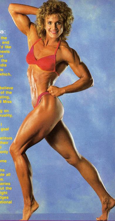 Cory Everson in a bikini