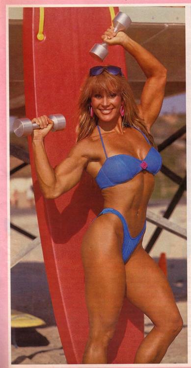 Cory Everson in a bikini