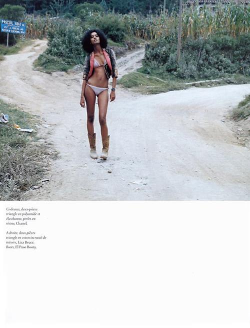 Liya Kebede in a bikini