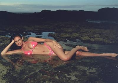 Stacey Williams in a bikini