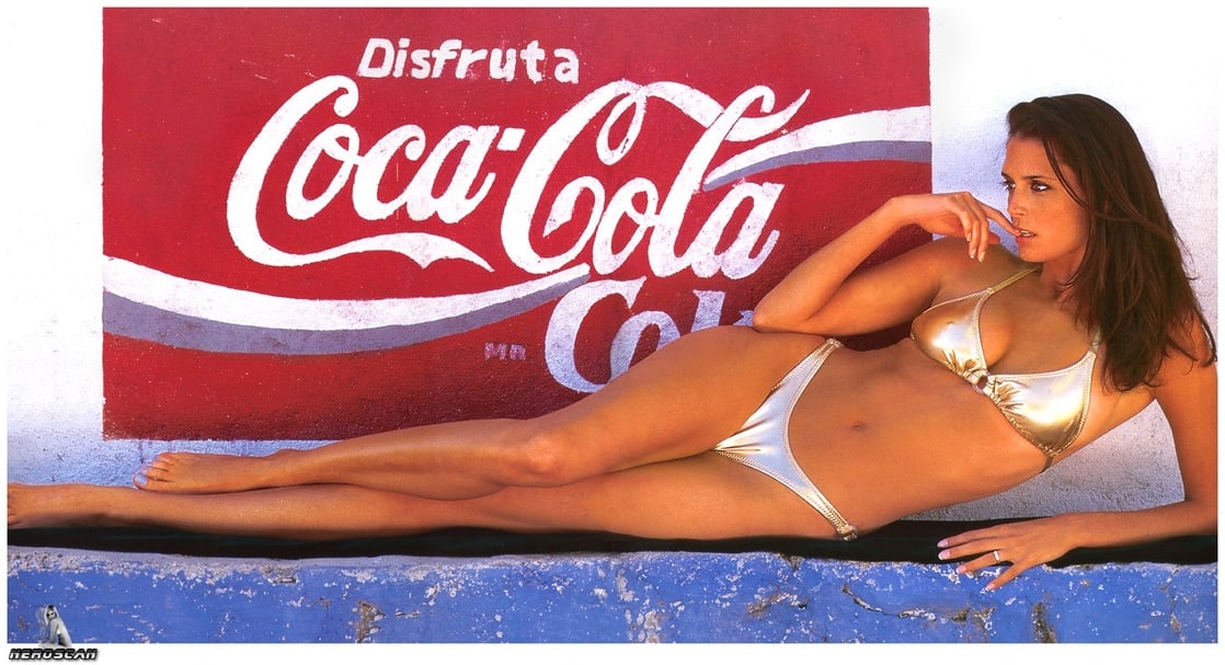 Stacey Williams in a bikini