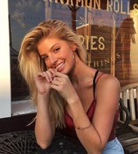 Ashley Marie Dickerson in a bikini