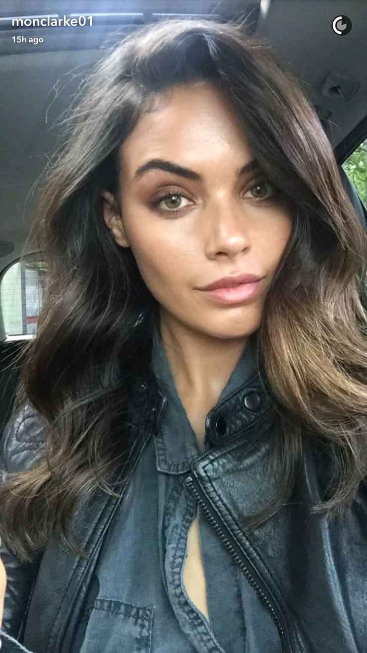 Monika Clarke taking a selfie