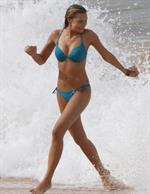 Indiana Evans in a bikini