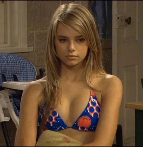 Indiana Evans in a bikini