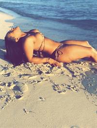 Lira Mercer in a bikini