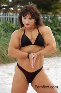 Alicia Alfaro in a bikini