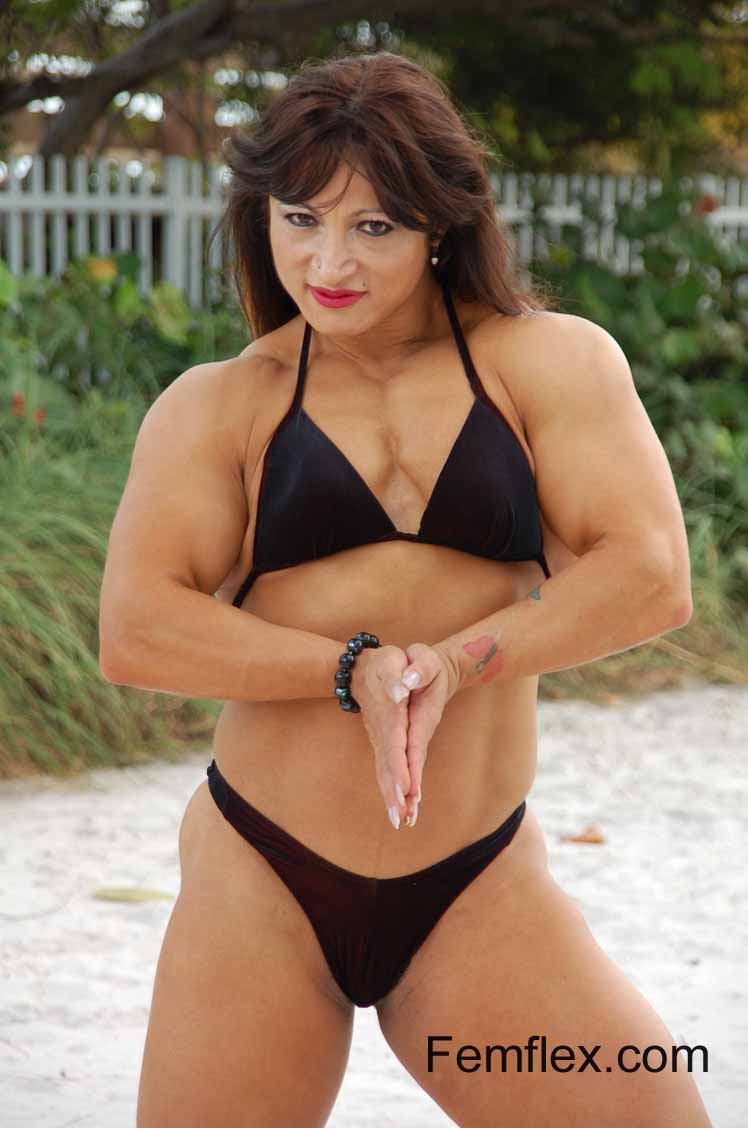 Alicia Alfaro in a bikini