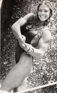 Krista Anderson in a bikini