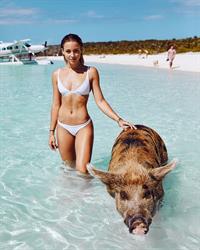Charly Jordan in a bikini