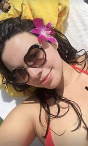 Riley Ticotin in a bikini