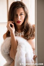 Roxanna June in bunny ears for Playboy