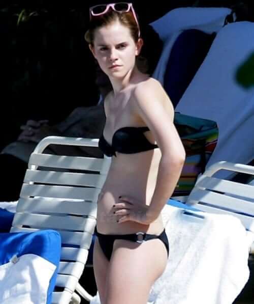 Emma Watson in a bikini