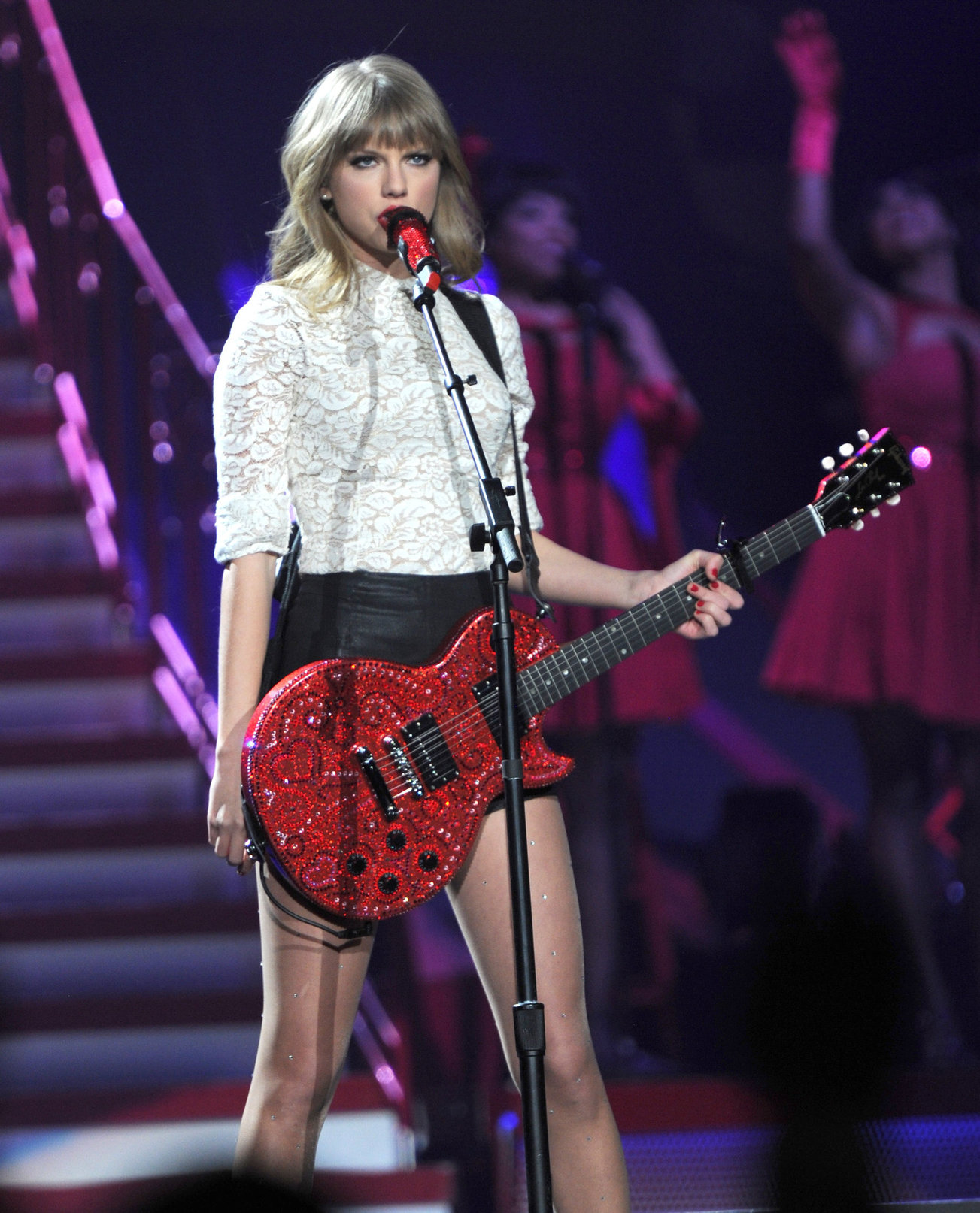Taylor Swift In Concert at the Prudential Center in Newark, New Jersey on The RED Tour Mar. 27, 2013 