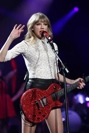 Taylor Swift In Concert at the Prudential Center in Newark, New Jersey on The RED Tour Mar. 27, 2013 