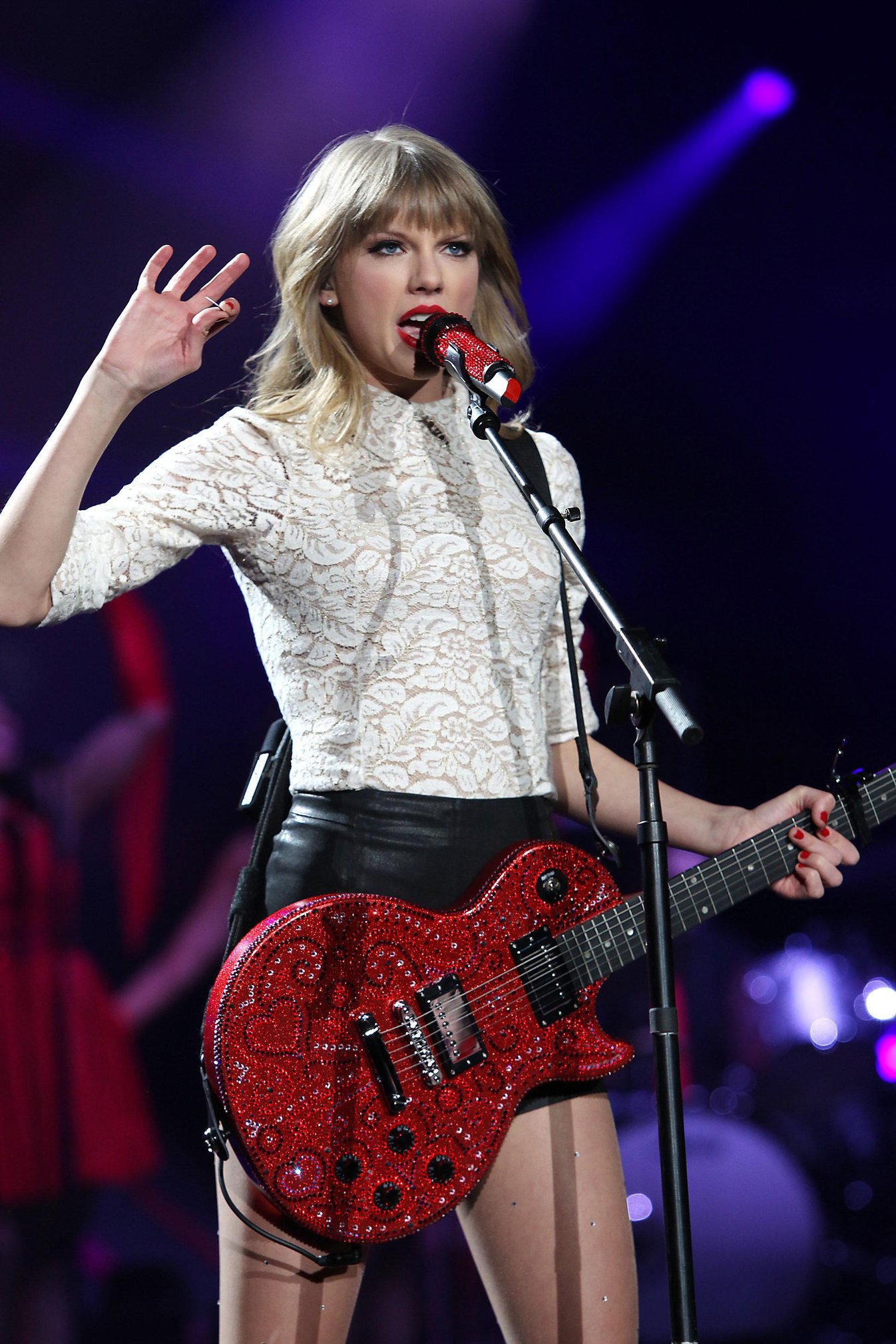 Taylor Swift In Concert at the Prudential Center in Newark, New Jersey on The RED Tour Mar. 27, 2013 