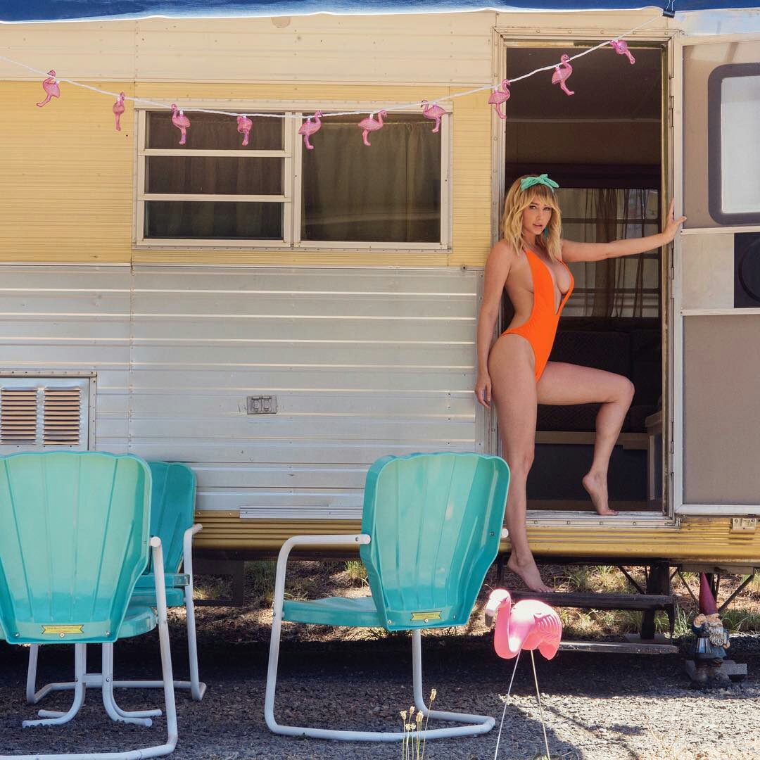 Sara Jean Underwood in a bikini