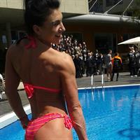 Aneta Heluszka in a bikini