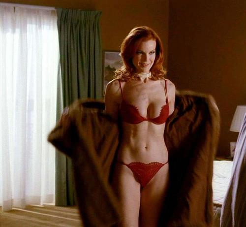 Marcia Cross in lingerie