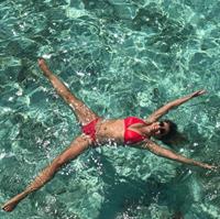 Elizabeth Hurley in a bikini