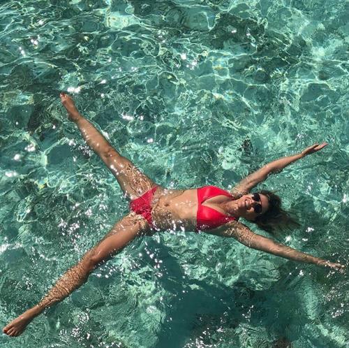 Elizabeth Hurley in a bikini