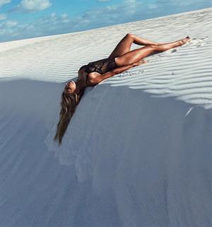 Hannah Perera in a bikini