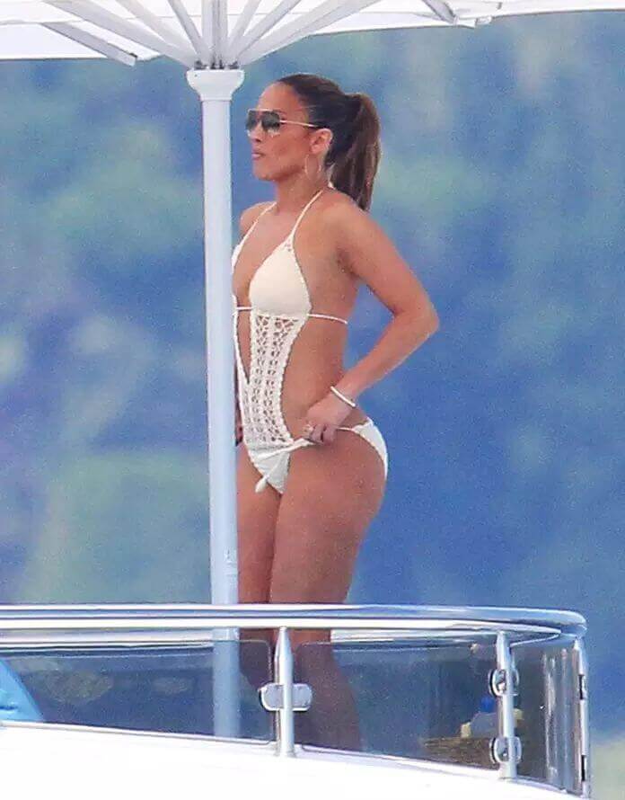 Jennifer Lopez in a bikini