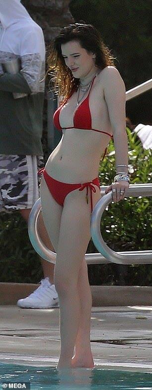 Bella Thorne in a bikini