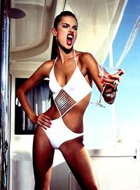 Alessandra Ambrosio in a bikini