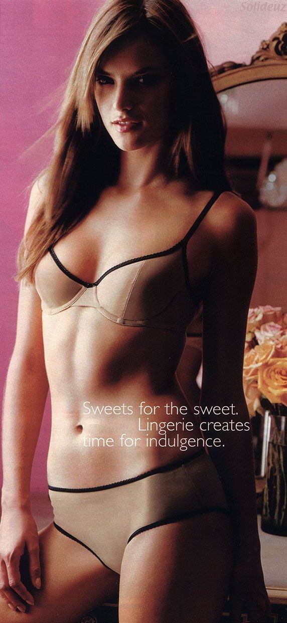 Alessandra Ambrosio in lingerie
