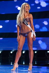 Evelyn Clark in a bikini