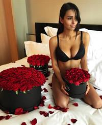 Helga Lovekaty in lingerie