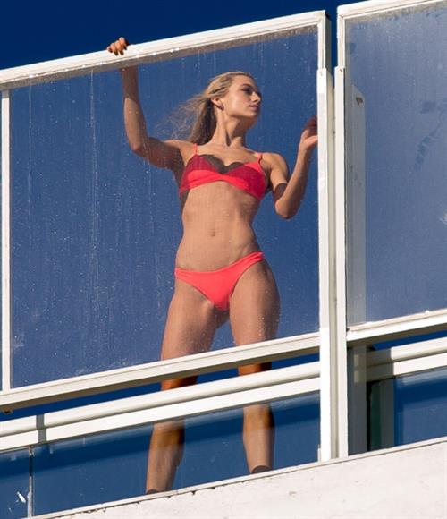 Hannah Ferguson in a bikini