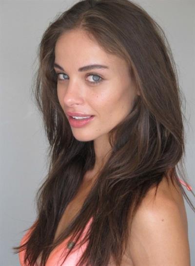 Nicole Meyer in a bikini