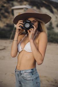 Anonymous in a bikini