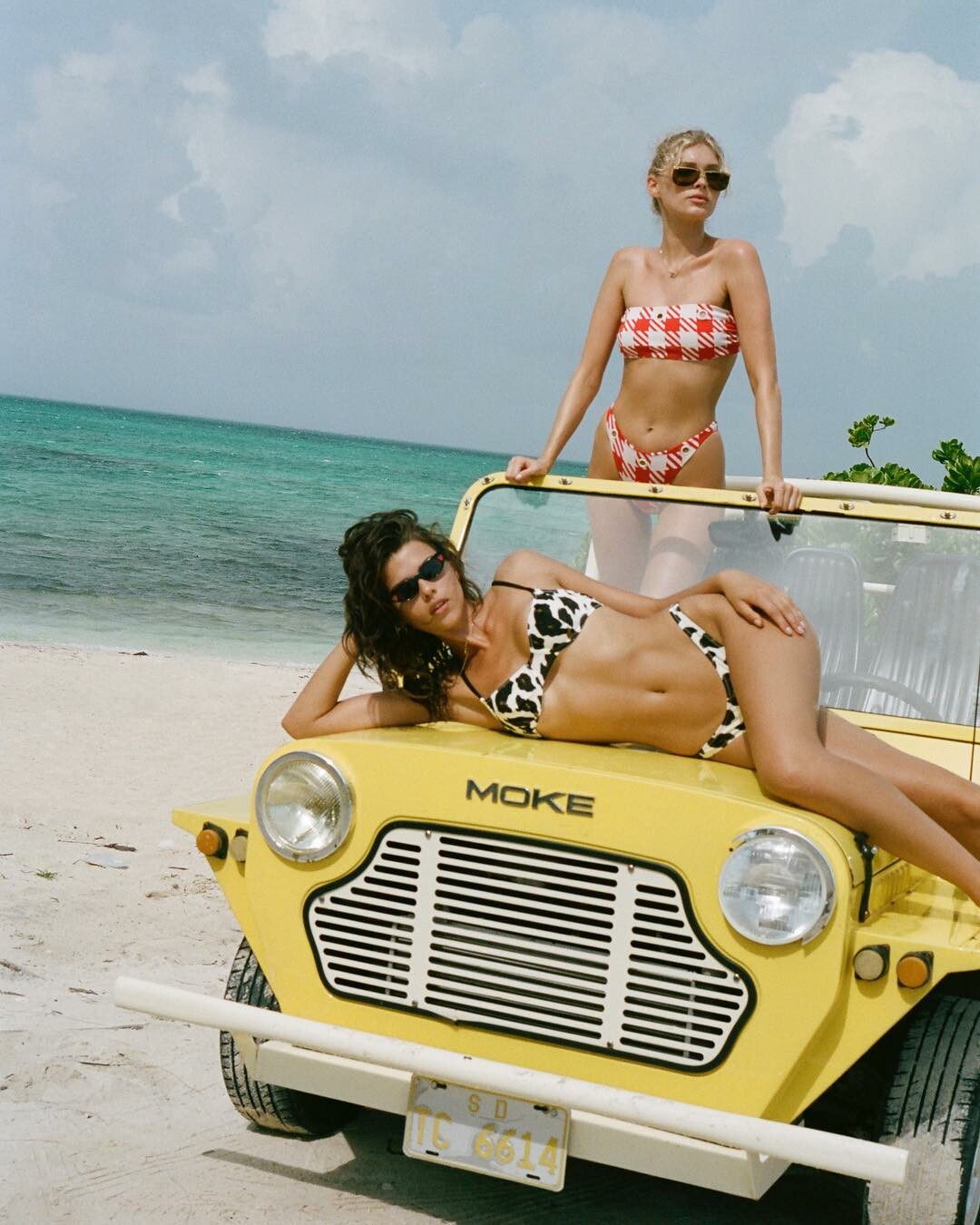 Anonymous in a bikini