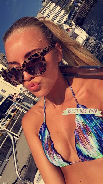 Anonymous in a bikini