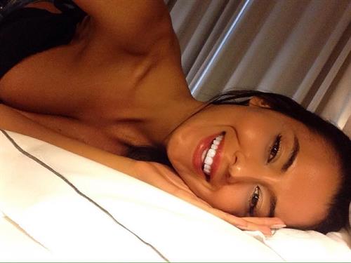 Eva Padlock in lingerie