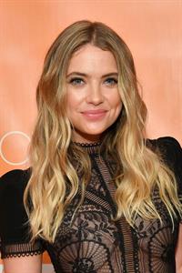 Ashley Benson in a see through dress