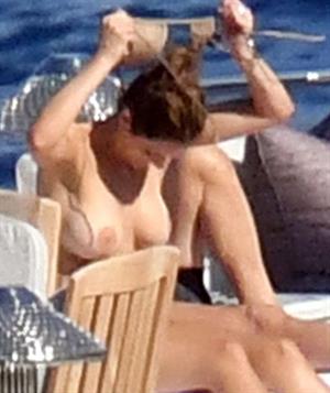Katharine McPhee Nude Pictures Katharine McPhee nude big boobs caught topless by paparazzi tanning.