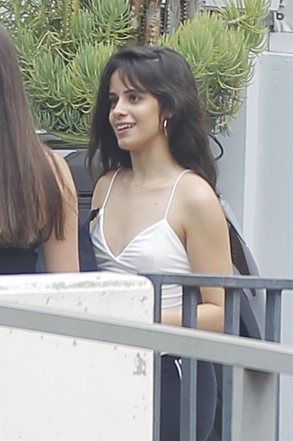 Camila Cabello looking sexy seen in public with Shawn Mendes by paparazzi.




