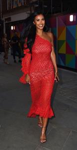 Maya Jama sexy ass in a see through dress seen by paparazzi.
















