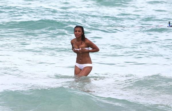 Melody Thornton in a bikini