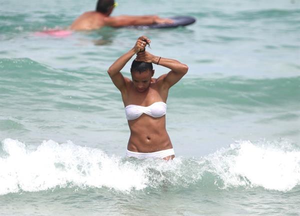 Melody Thornton in a bikini