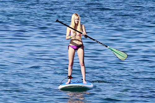 Ava Sambora in a bikini