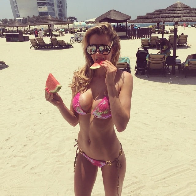 Olivia Attwood in a bikini