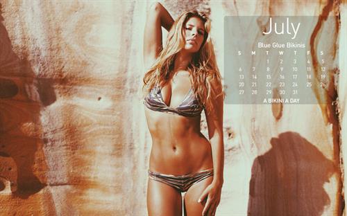 Natasha Oakley in a bikini