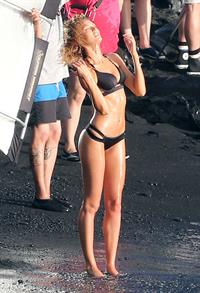 Candice Swanepoel in a bikini