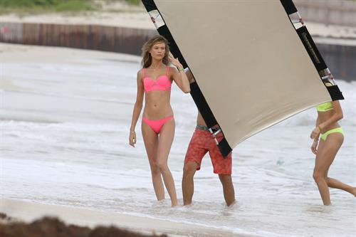 Behati Prinsloo in a bikini